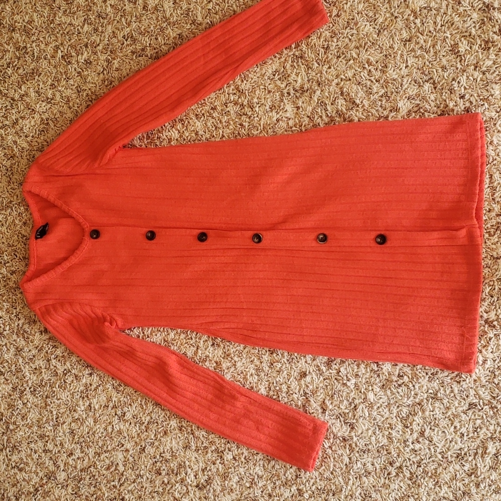 Girls Coral Art Class Sweater Dress
